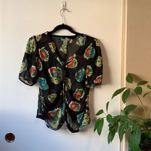 100% Silk Top by Maple